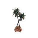 Palma Doppia con Base in Sughero H 22 cm