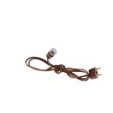 Lampada Bianca E5,5 con Filo e Spina Basso Voltaggio 3,5 V - N50B