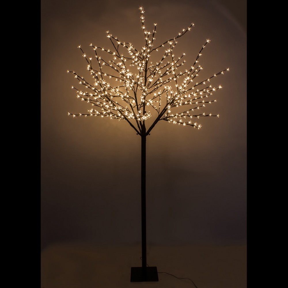 Albero Luminoso Fiori di Ciliegio 240 cm con 600 LED Bianco - IVOSTORE