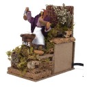 Pastore per Presepe in Movimento 14 cm x 9 cm Venditore Sale 42797