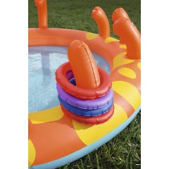 Piscina Play Center Gioco Gonfiabile Granchio con Spruzzo 53058