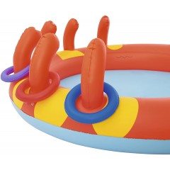 Piscina Play Center Gioco Gonfiabile Granchio con Spruzzo 53058