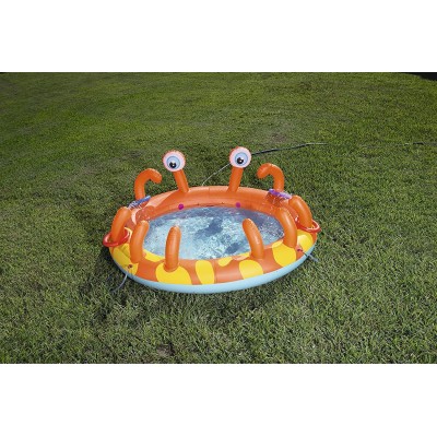 Piscina Play Center Gioco Gonfiabile Granchio con Spruzzo 53058