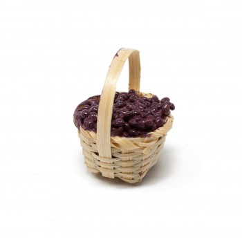 6 Cesti con Frutta Miniature per Presepe - 10806