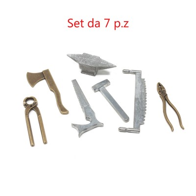 Set Attrezzi da lavoro Fabbro Miniatura per Presepe - 86260